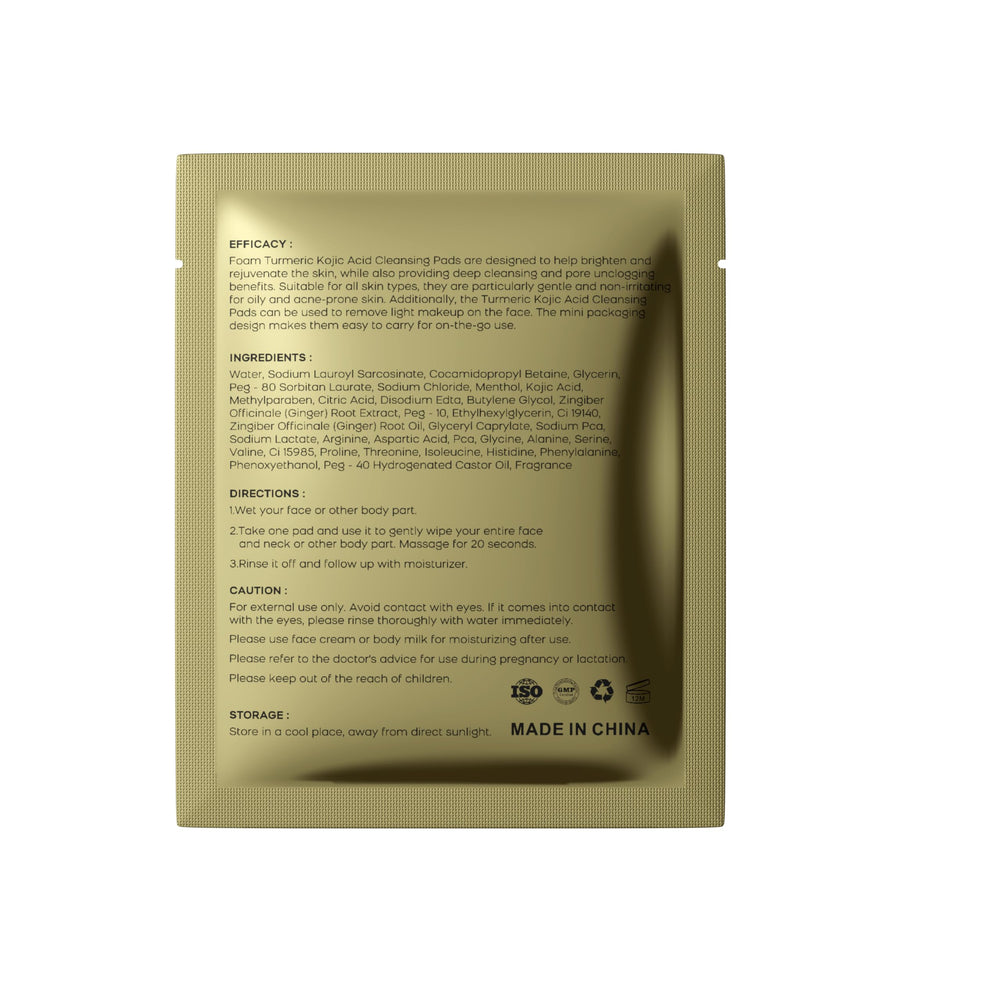 QOOQ back label close-up displaying ingredient list and clear usage directions