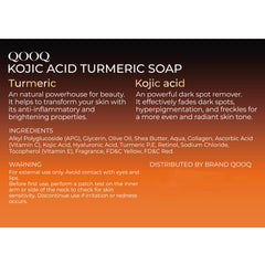 QOOQ soap on bathroom shelf in lifestyle setting conveying daily routine ease