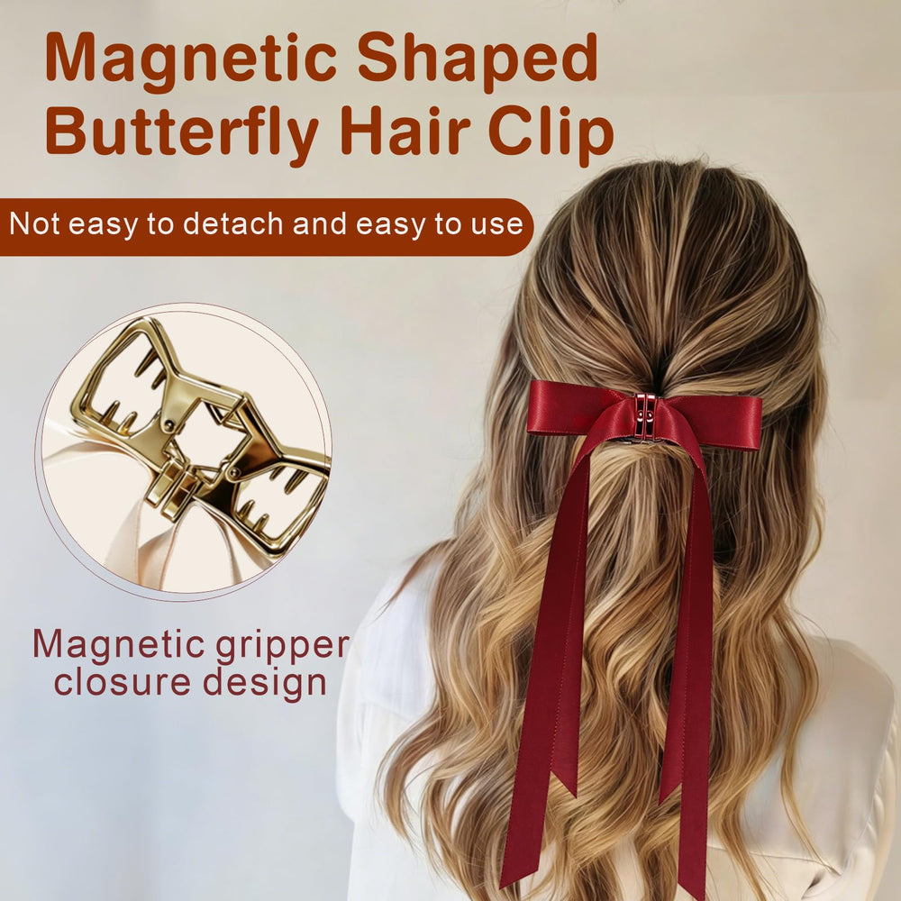 Qtaikong clip worn in a half-up style offering quick styling benefit
