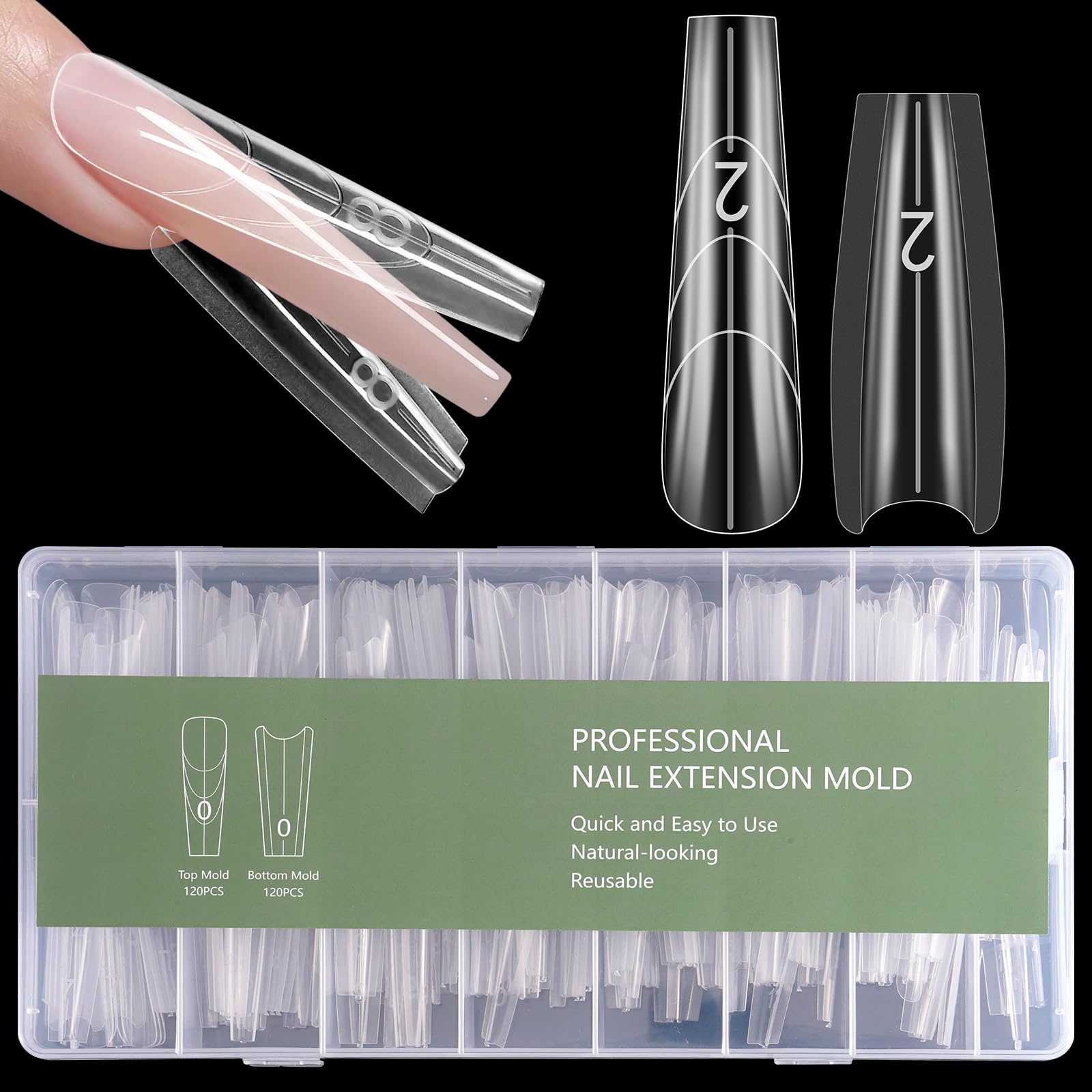 Quaferen front packaging showing full 240-piece kit with quick setup benefit