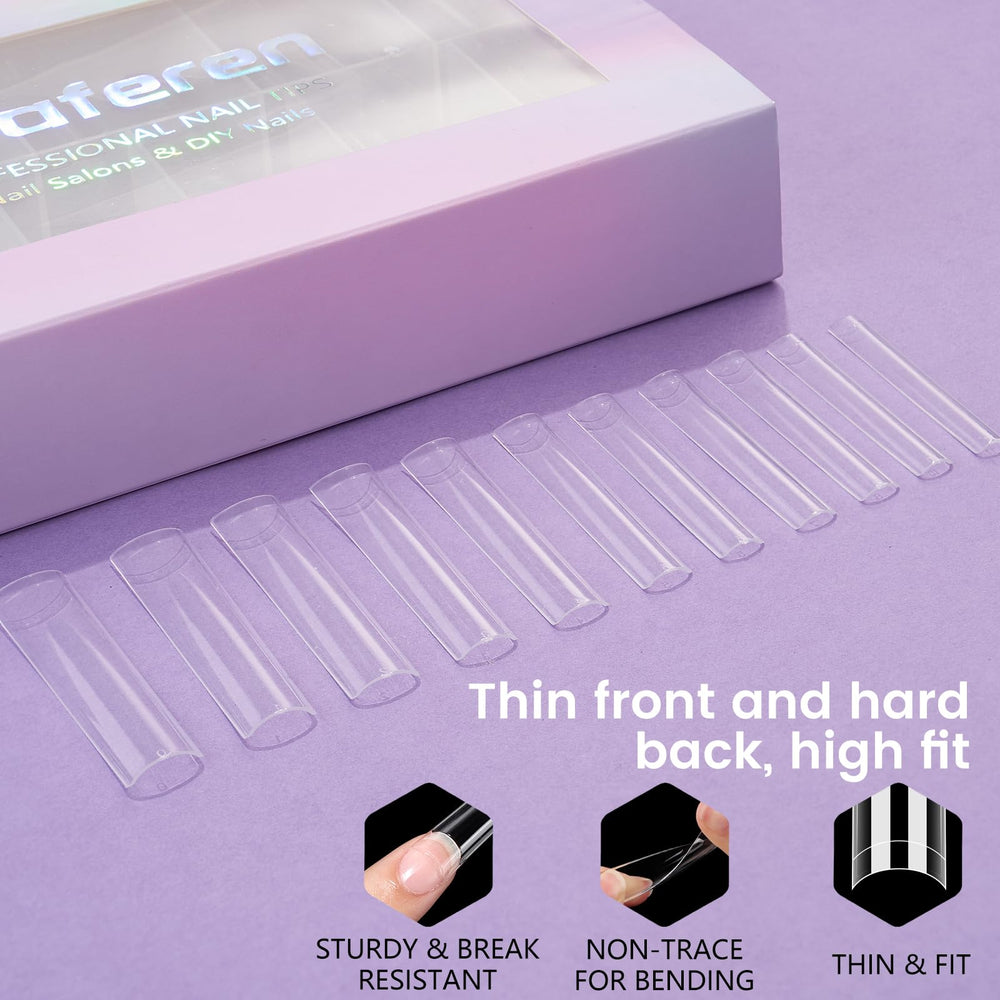 Quaferen glam event nails styled to highlight dramatic length and shine