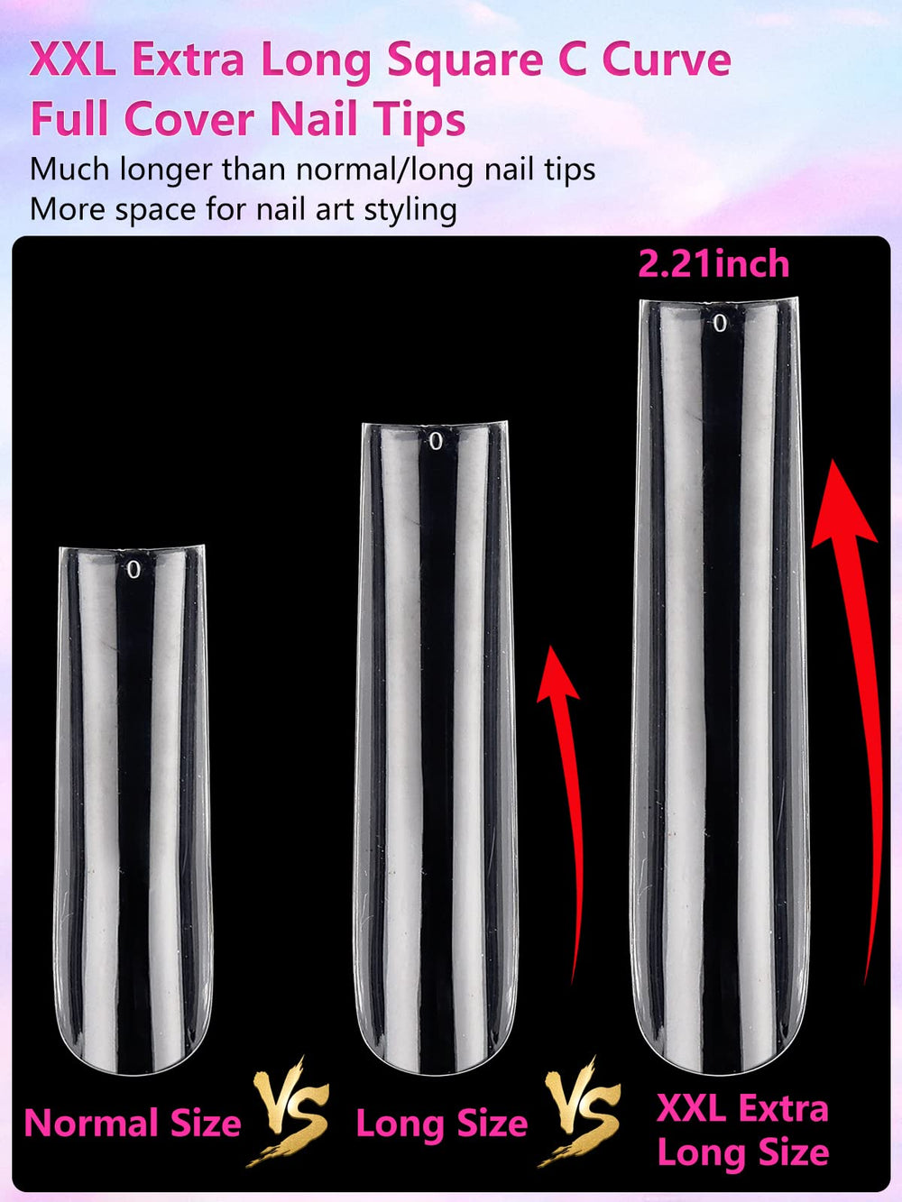Quaferen numbered sizes visible on tip tops for quick size matching