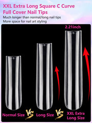 Quaferen numbered sizes visible on tip tops for quick size matching