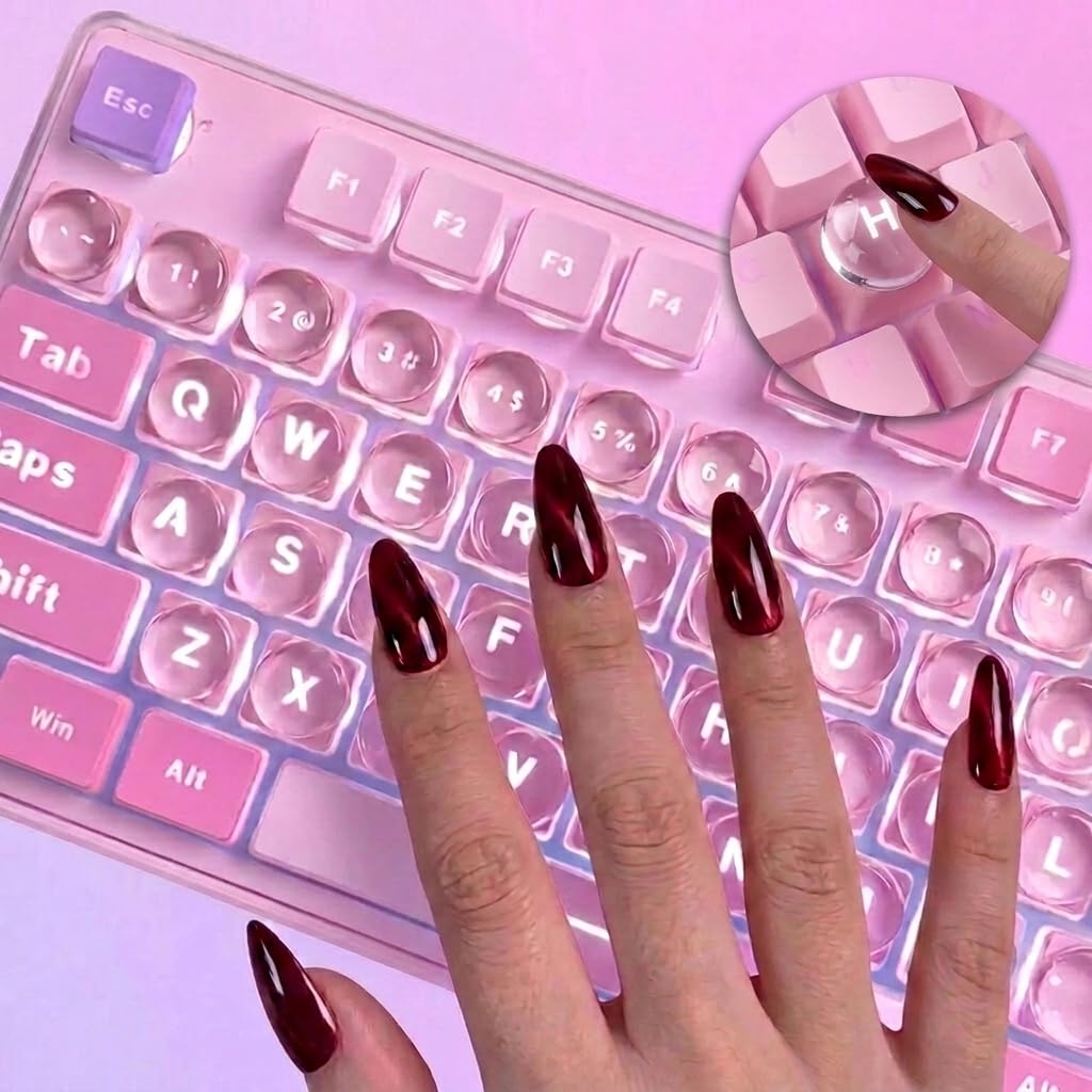 Quafochi front packaging showing 60 clear stickers and box, protects nails