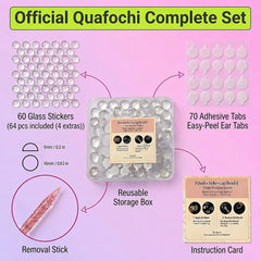 Quafochi reusable storage box with extras, keeps set organized and ready