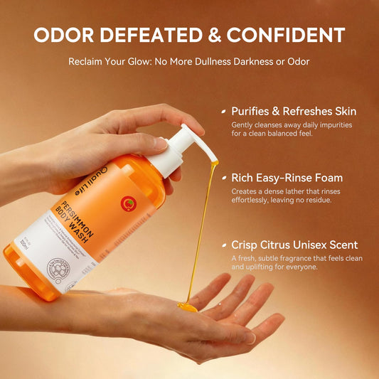 QualiLife pump close-up highlighting easy dispensing and concentrated formula