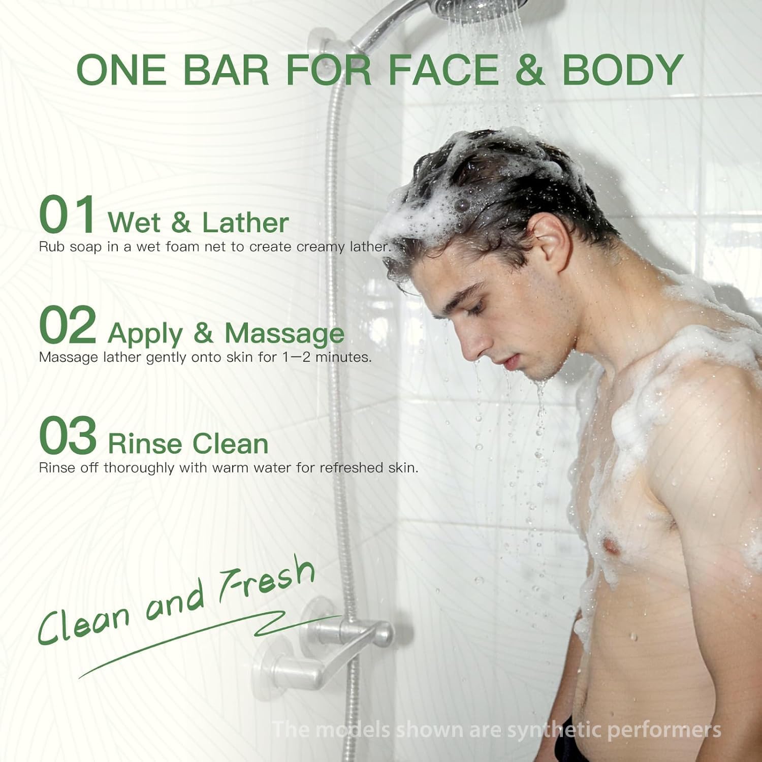 QualiLife soap on bathroom shelf in lifestyle setting promoting daily use