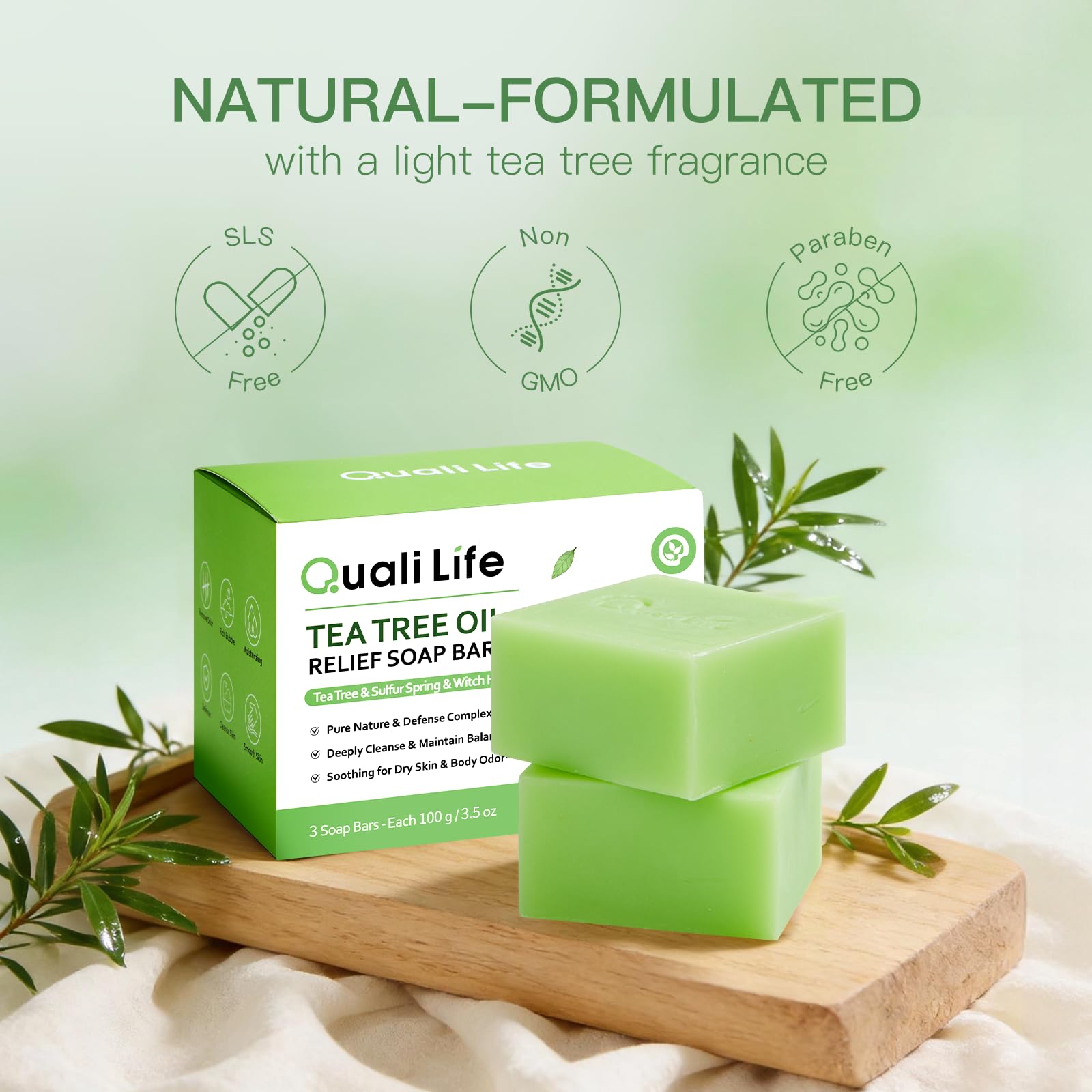 QualiLife three-pack arranged to show quantity and long-lasting value