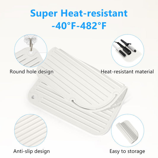 Quccefods silicone texture closeup highlighting heat-resistant surface