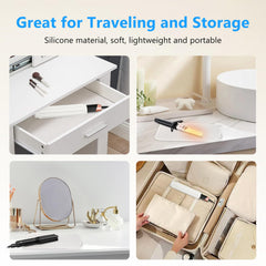 Quccefods mat with flat iron keeping countertop safe