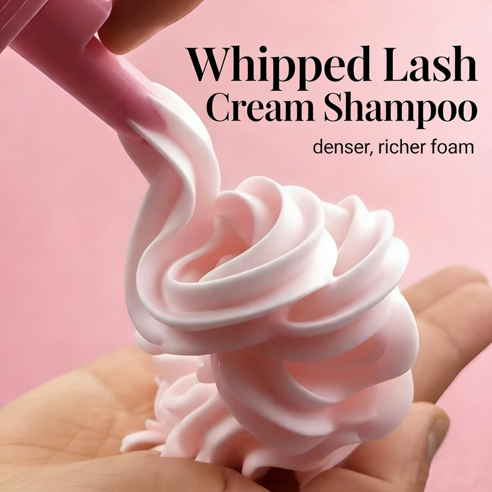 QUDABE close-up foam texture demonstrating creamy whipped foam benefit