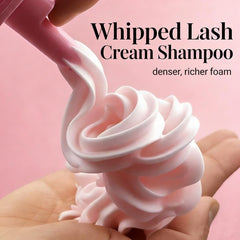 QUDABE close-up foam texture demonstrating creamy whipped foam benefit