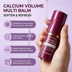 QueCemic close-up texture of balm stick demonstrating smooth glide