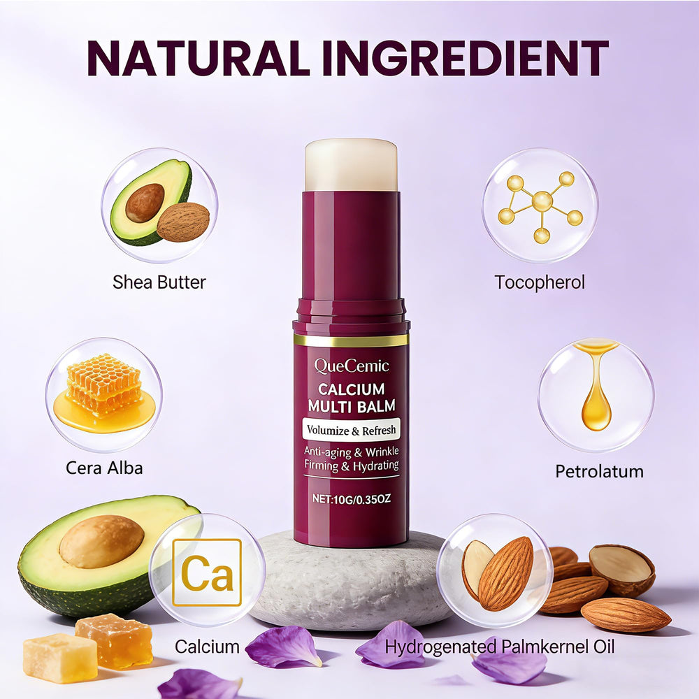 QueCemic applying stick to eye area for targeted hydration benefit