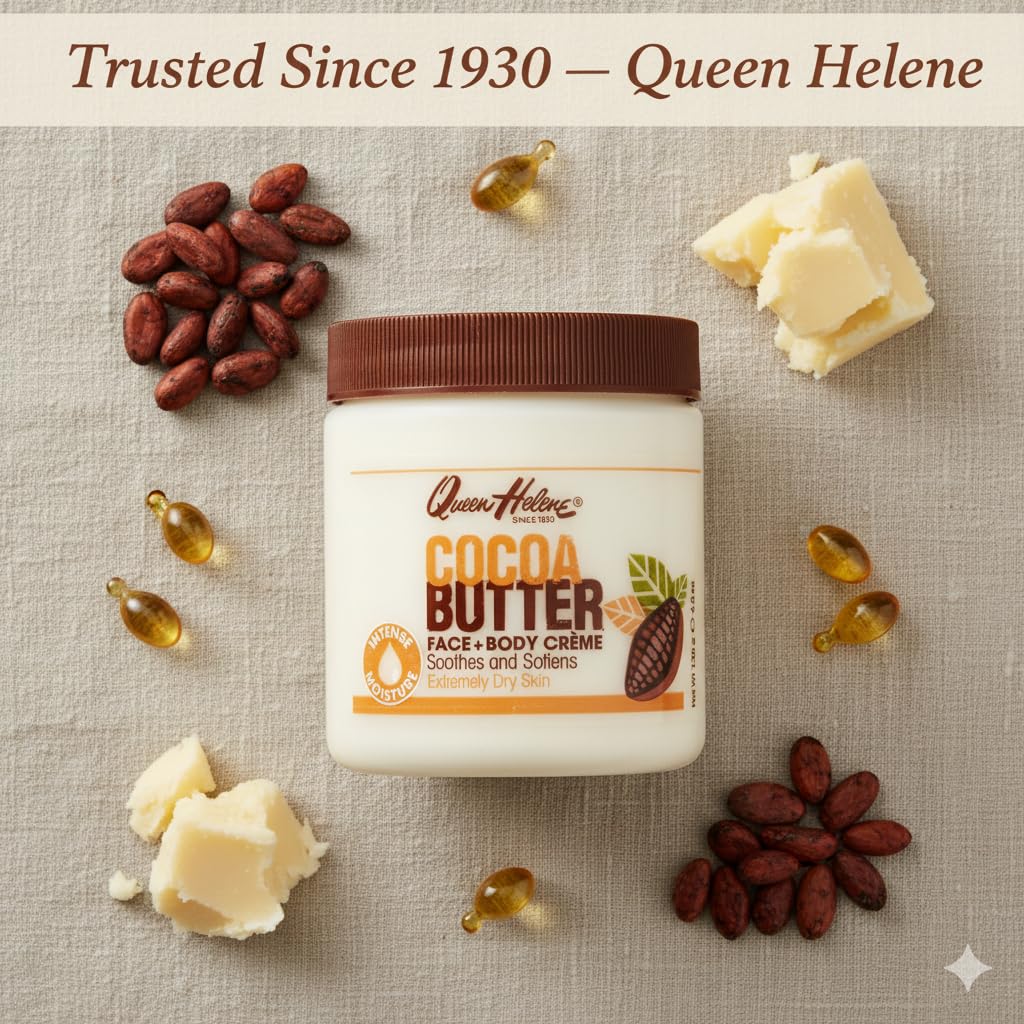 Queen Helene open jar revealing creamy texture for deep hydration
