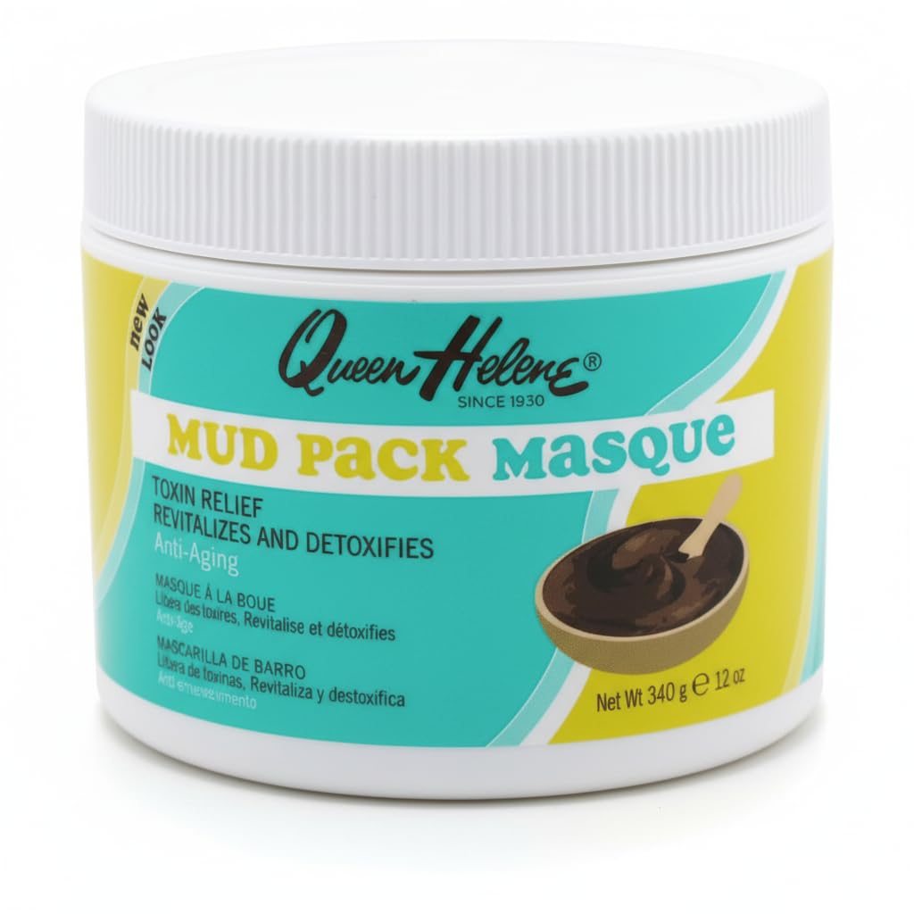 Queen Helene jar front packaging showing label and 12 ounce size benefit