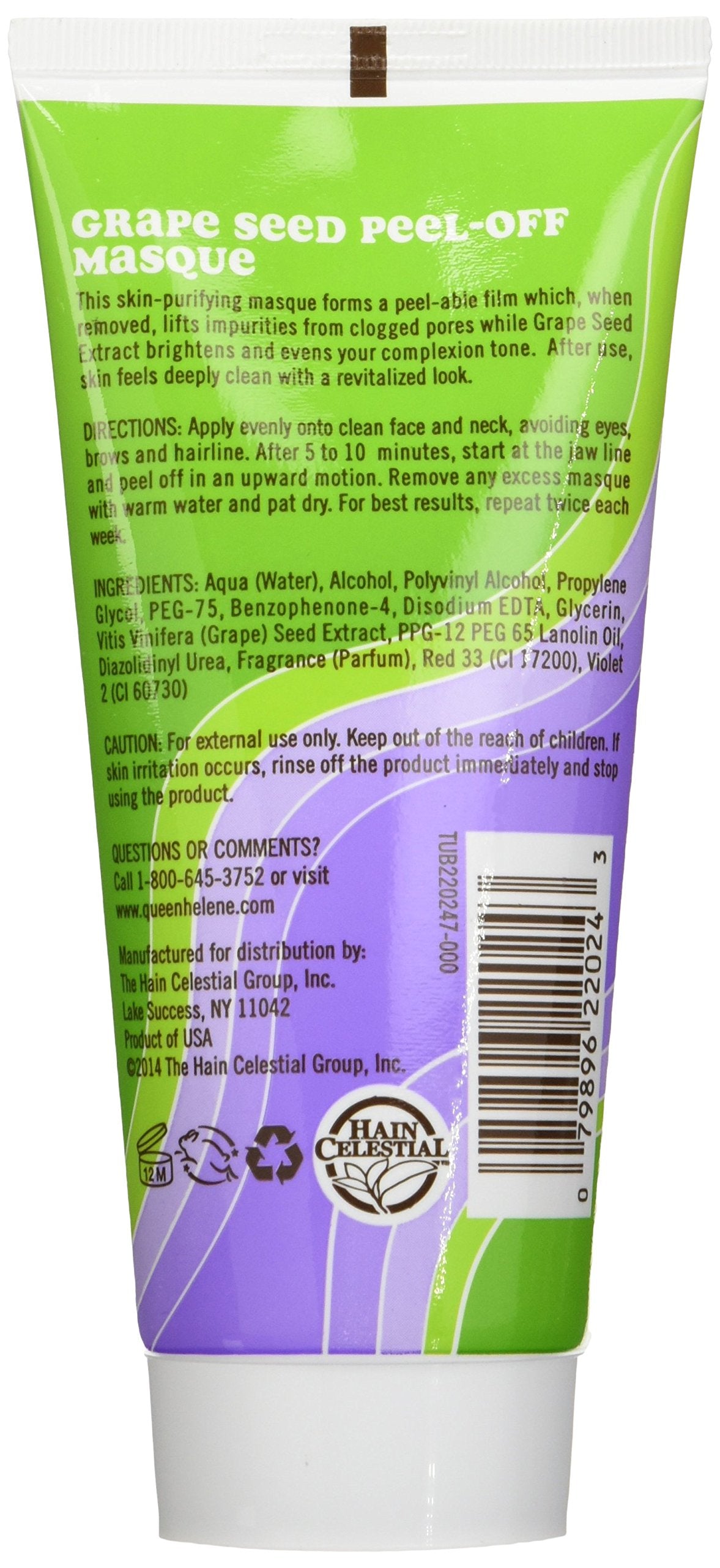 Queen Helene texture close-up displaying smooth gel consistency for easy peel