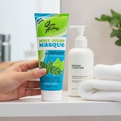 Queen Helene ingredient label highlighting clay base and mint benefits