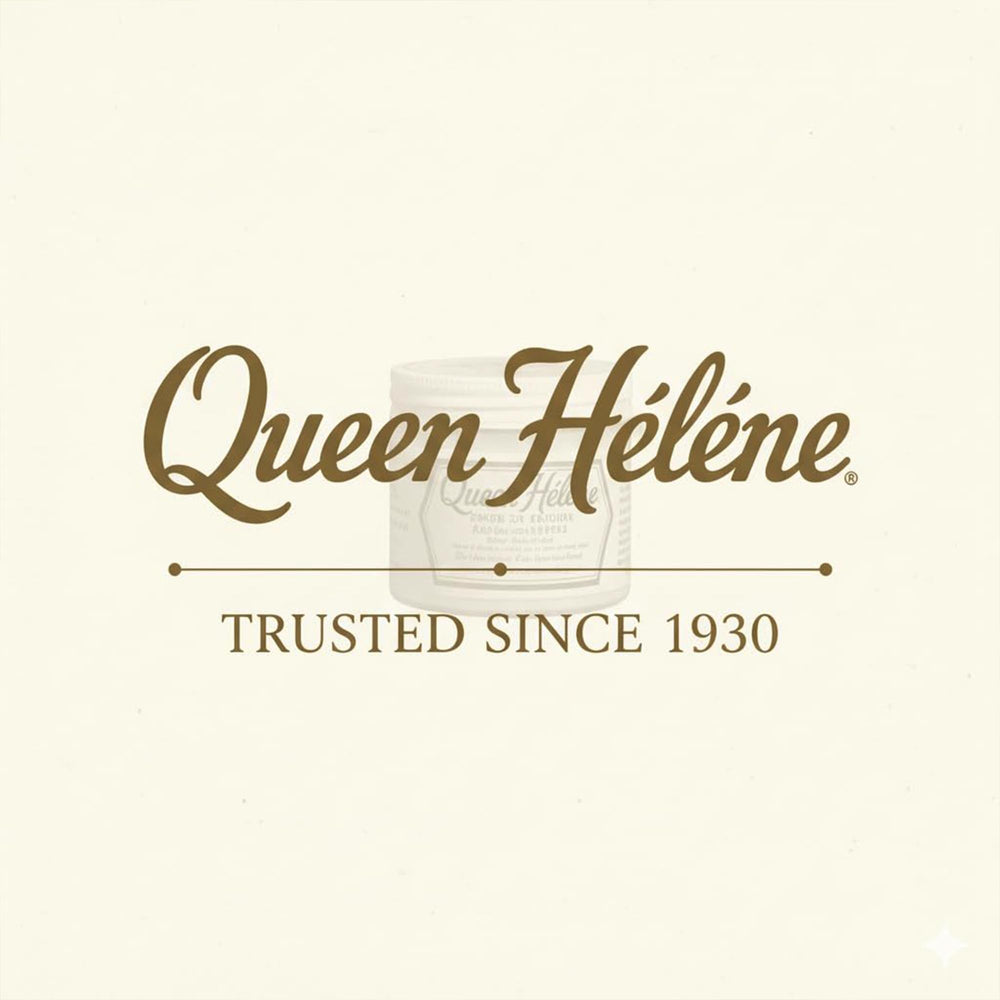 Queen Helene jar on bathroom shelf evoking at-home spa refresh