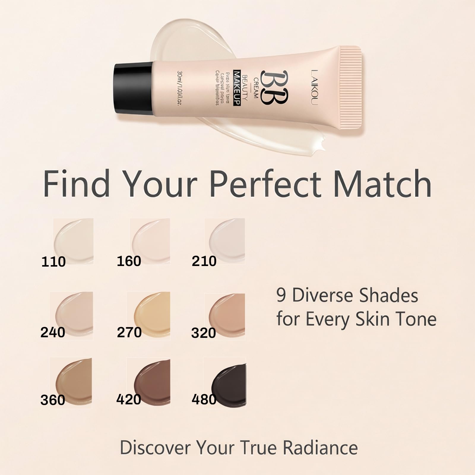 QueenDairy swatch on arm displaying shade match and blendability benefit