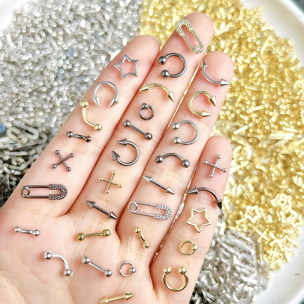 Quezadyl packaging showing 80-piece gold silver set and organization benefits