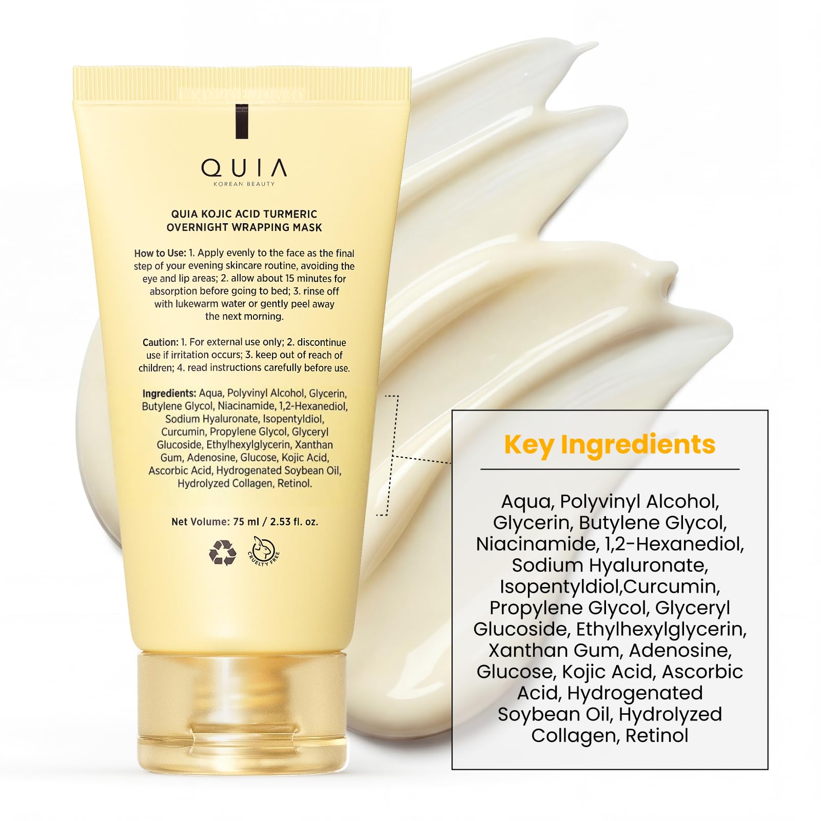 QUIA Beauty on nightstand lifestyle photo promoting nightly routine