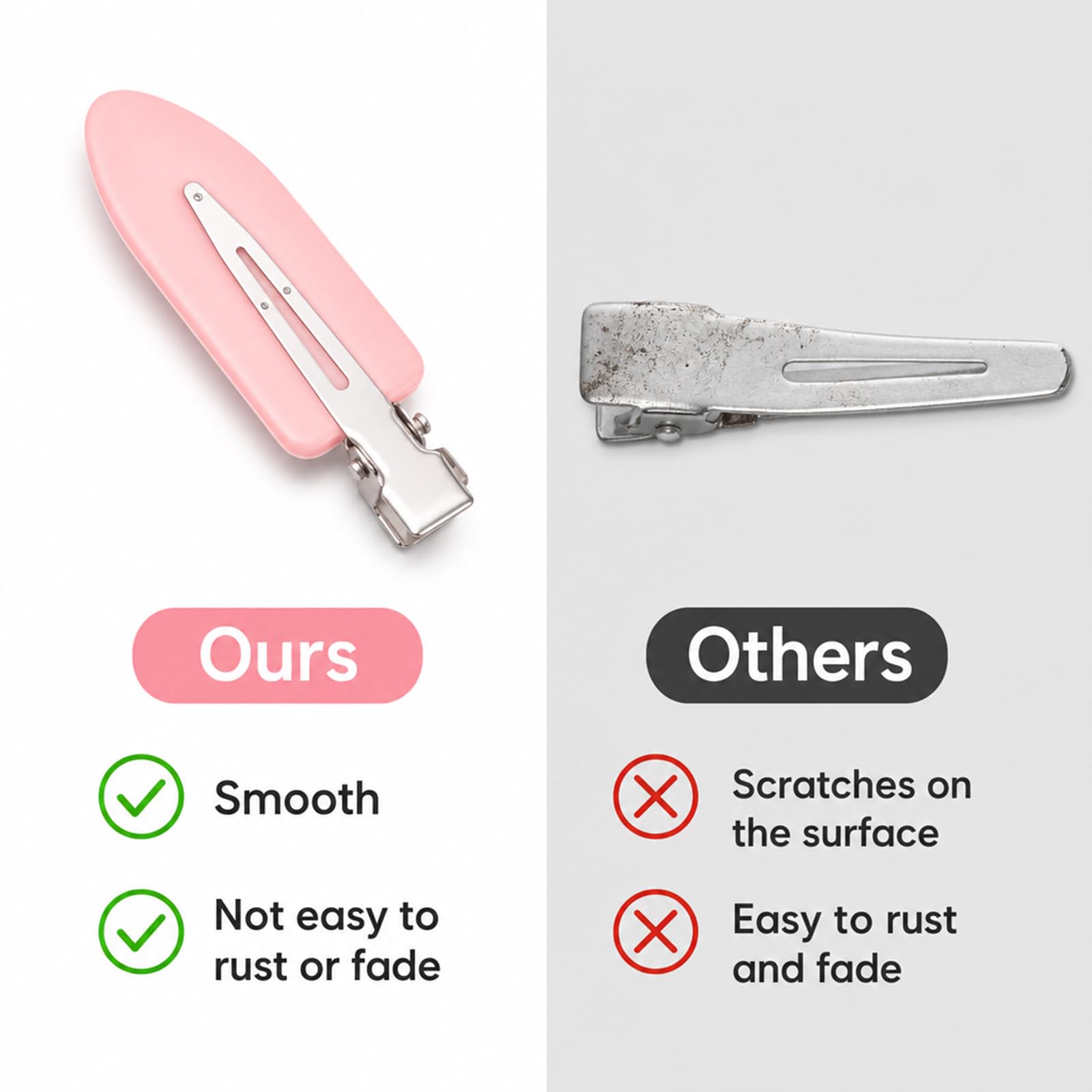 Qulkws clip held in hand showing compact size and travel-friendly benefit