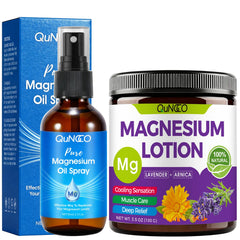 QUNGCO full magnesium set front packaging showing bottles, promotes convenience