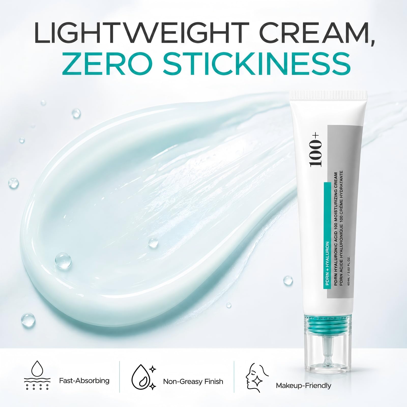 QVCQ absorption close-up showing hydrated, plumper-looking skin