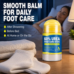 QVCQ being used on elbow/knee, showing multi-area use and moisturization