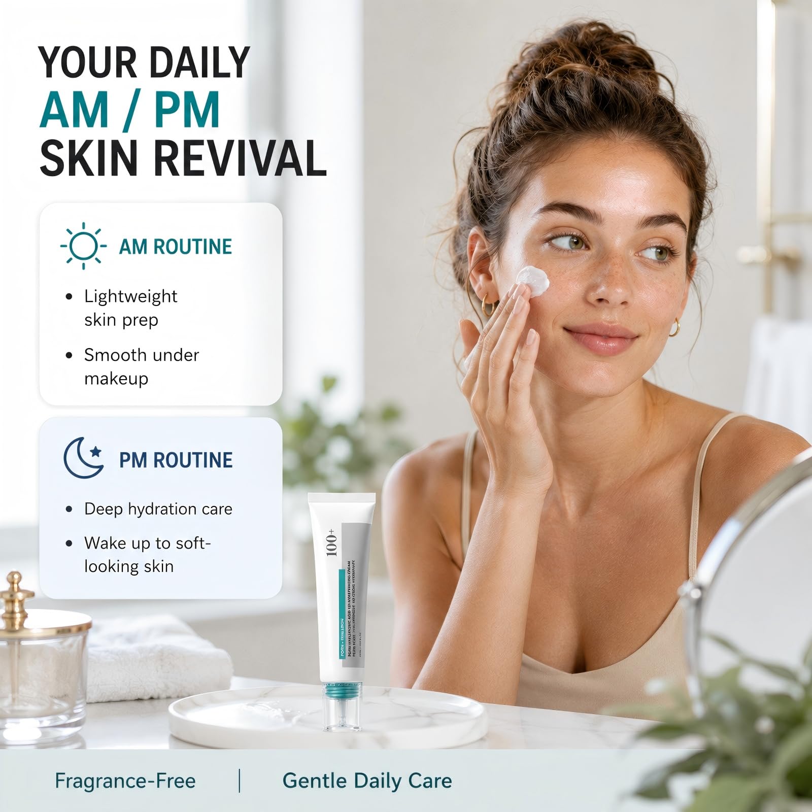 QVCQ ingredients label showing PDRN and hyaluronic benefits