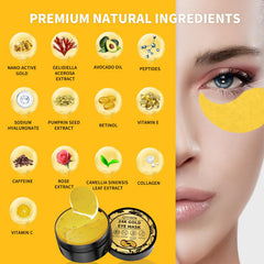 Qyiywim close-up hydrogel texture with gold flakes highlighting gentle adhesion