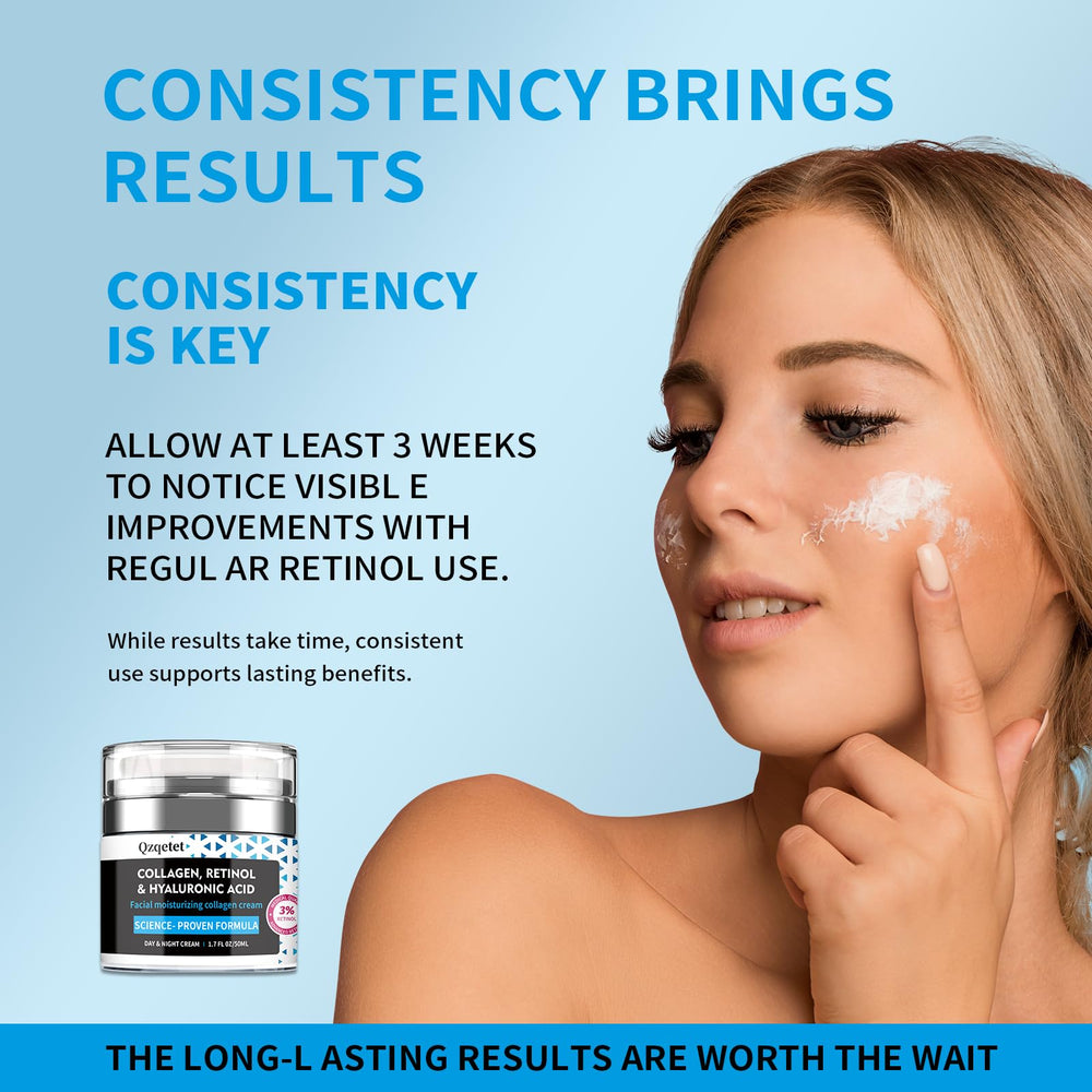 QZQETET cream texture close-up highlighting smooth hydration and quick absorption