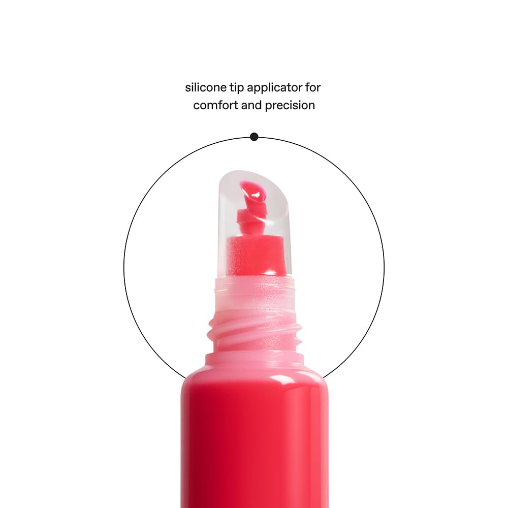r.e.m. beauty lifestyle shot at night showing bold red shine for events