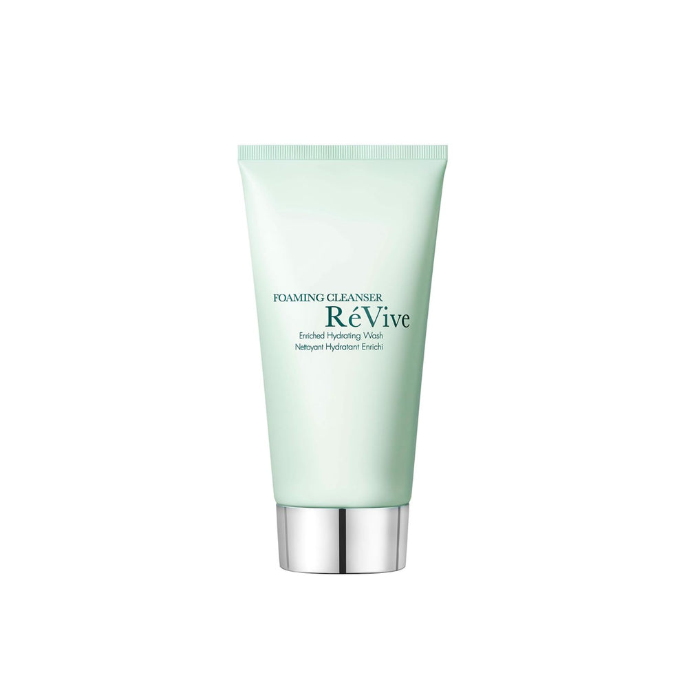 RéVive bottle front view showing clean packaging and hydrating cleanser