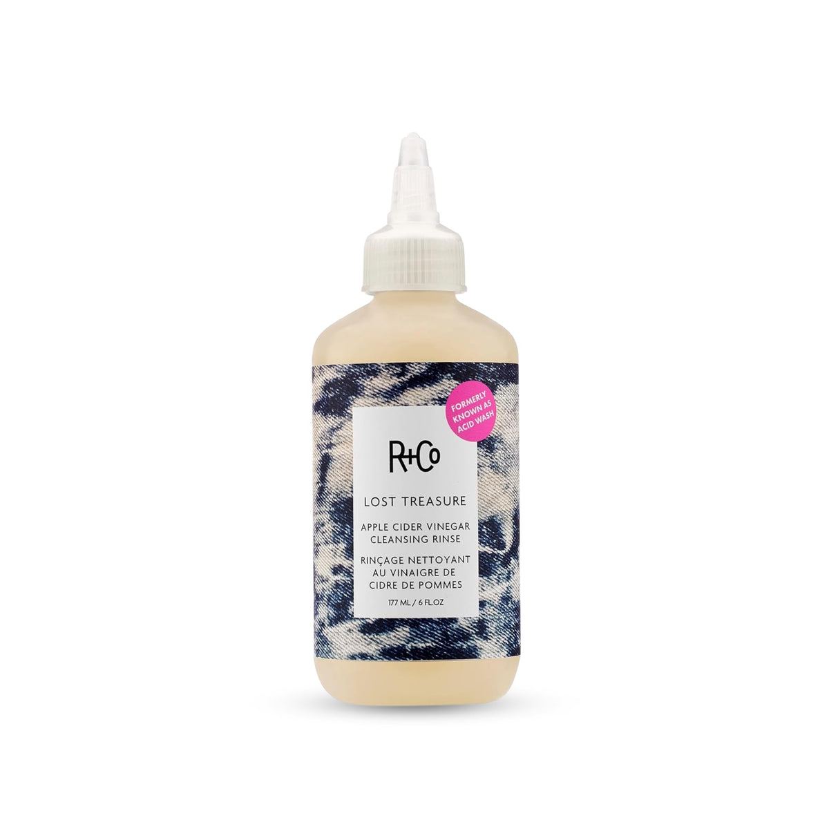 R+Co Lost Treasure front bottle showing size and branding for easy recognition and purchase