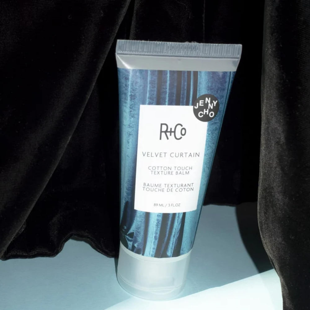 R+Co on bathroom vanity staged for lifestyle appeal and daily routine use