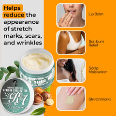 RA COSMETICS applied to hair ends showing smoothing benefit