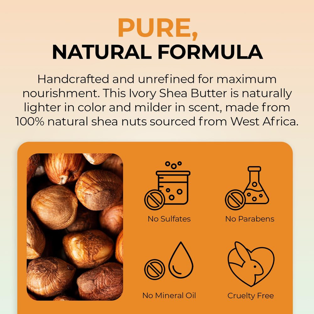 RA COSMETICS hand applying melted shea butter showing quick skin hydration benefit