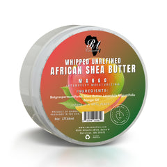 RA COSMETICS jar front view showing label and mango scent benefits