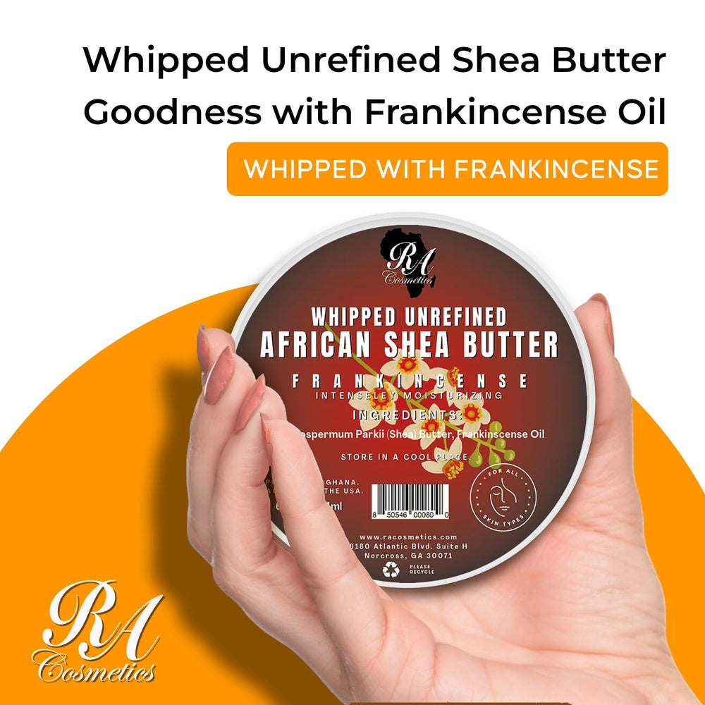 RA COSMETICS whipped texture close-up highlighting creamy, spreadable benefit