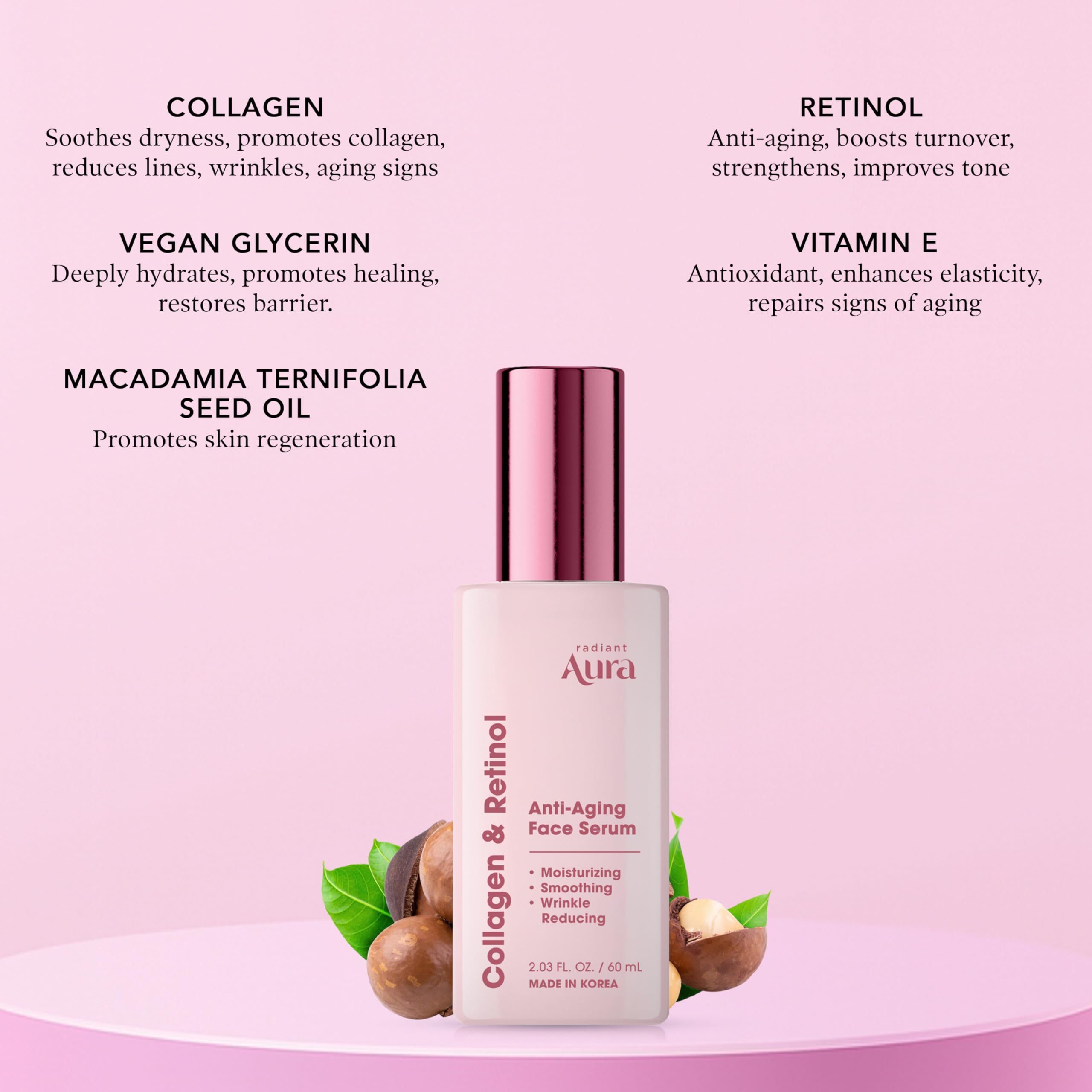 Radiant Aura applied on hand demonstrating smooth, non‑greasy finish