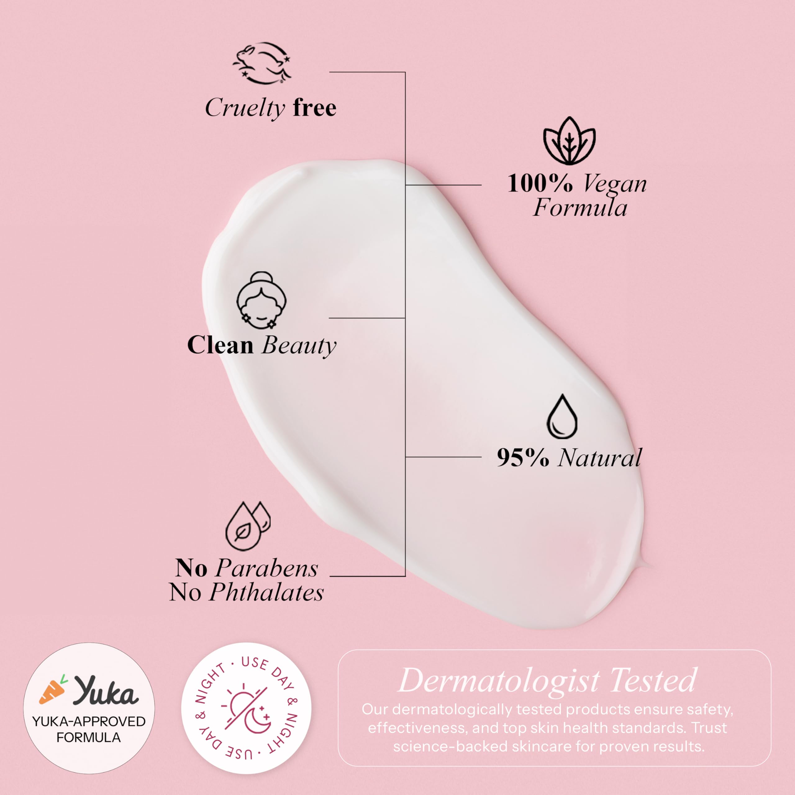 Radiant Aura product with hyaluronic visual to show hydration and plumping benefit