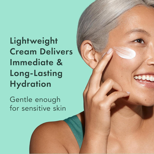 Rael open jar texture close-up highlighting lightweight cream feel
