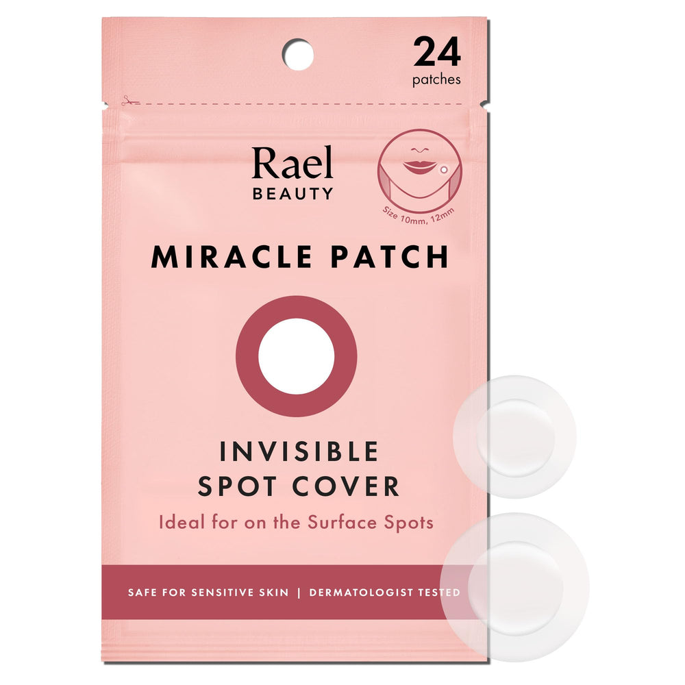 Rael front packaging showing clear spot patches and count, quick purchase benefit