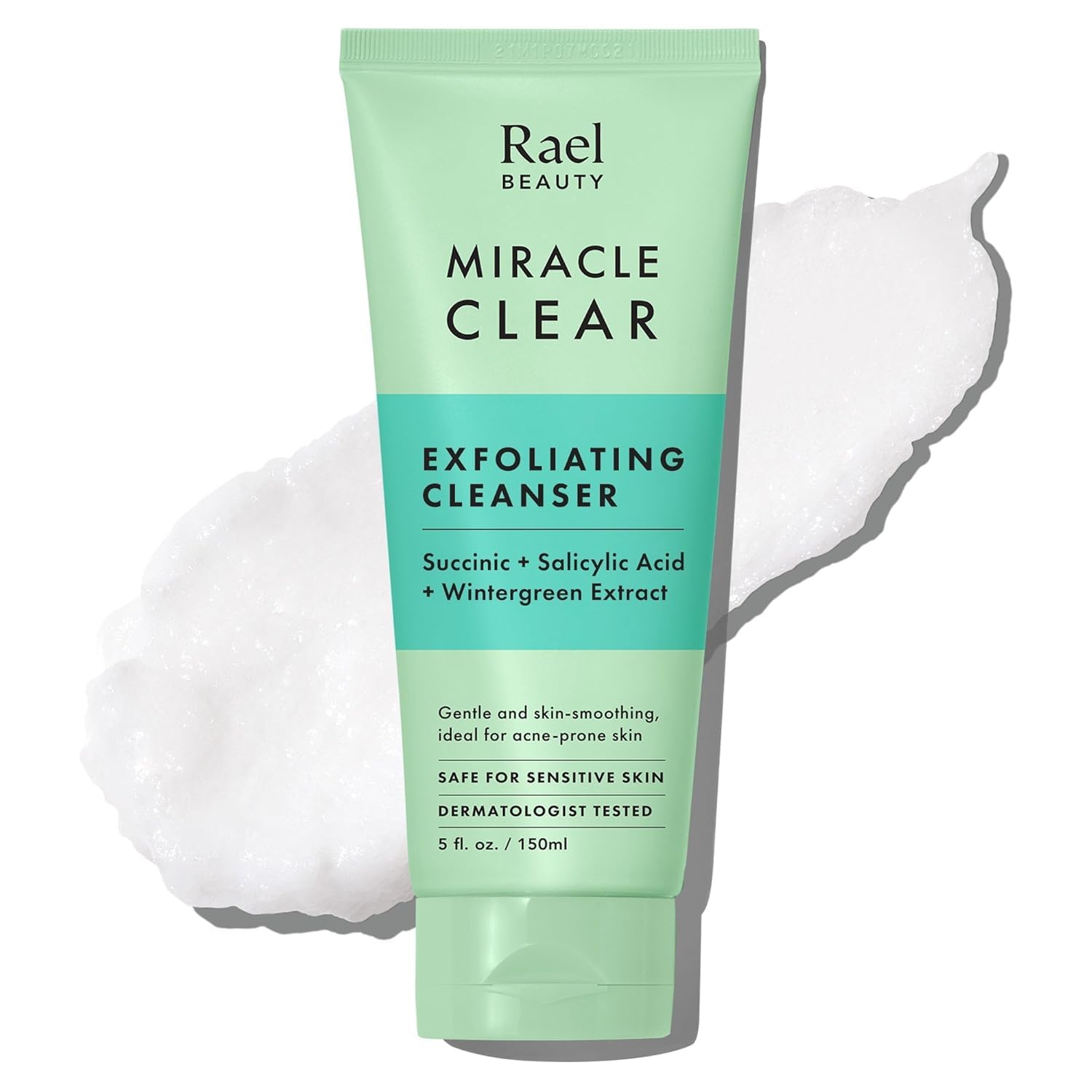 Rael front tube showing product packaging and easy identification benefit