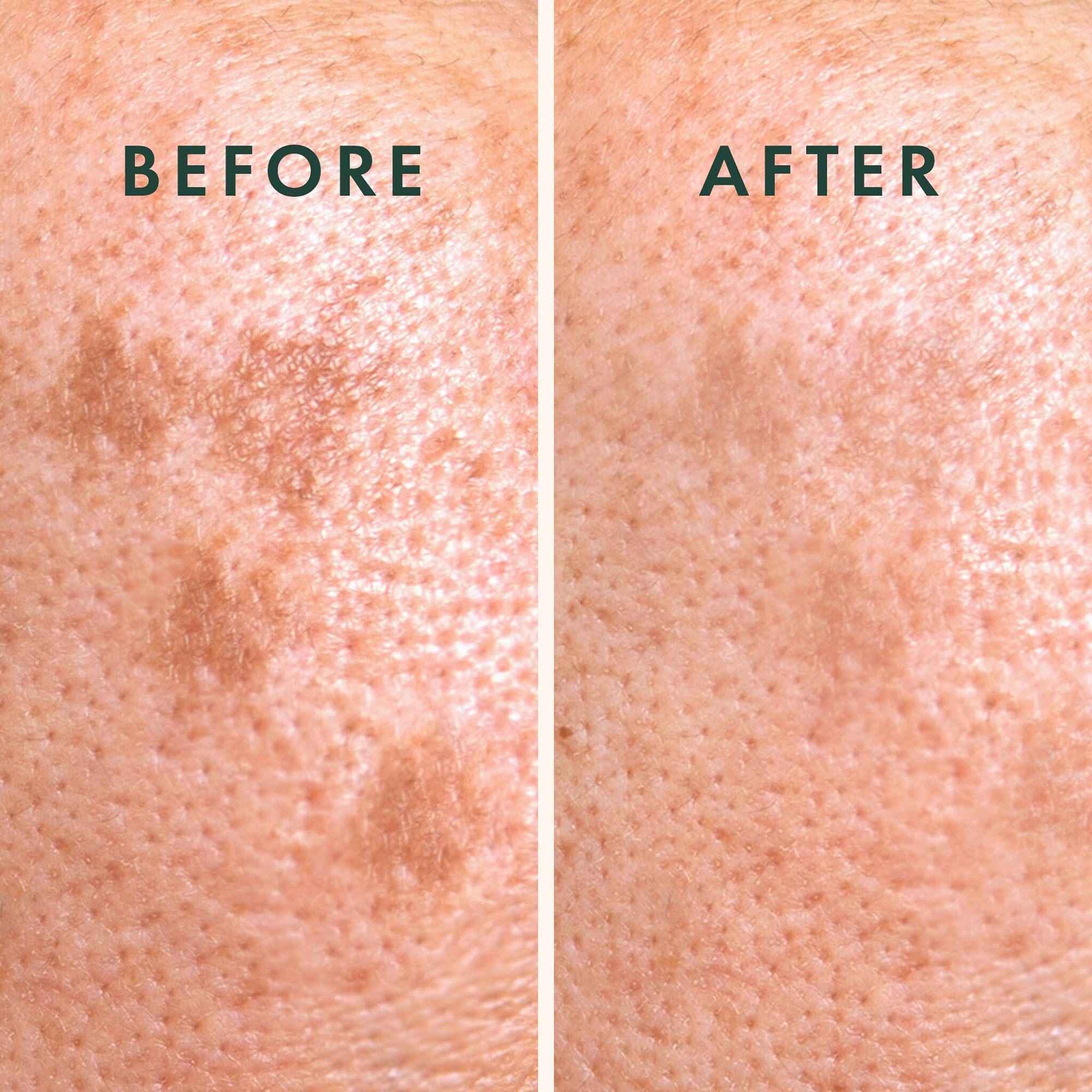 Rael label close-up highlighting vitamin C niacinamide glutathione