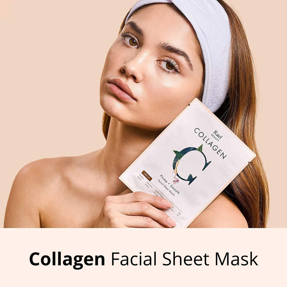 Rael mask serum drip detail showing concentrated serum for intense hydration