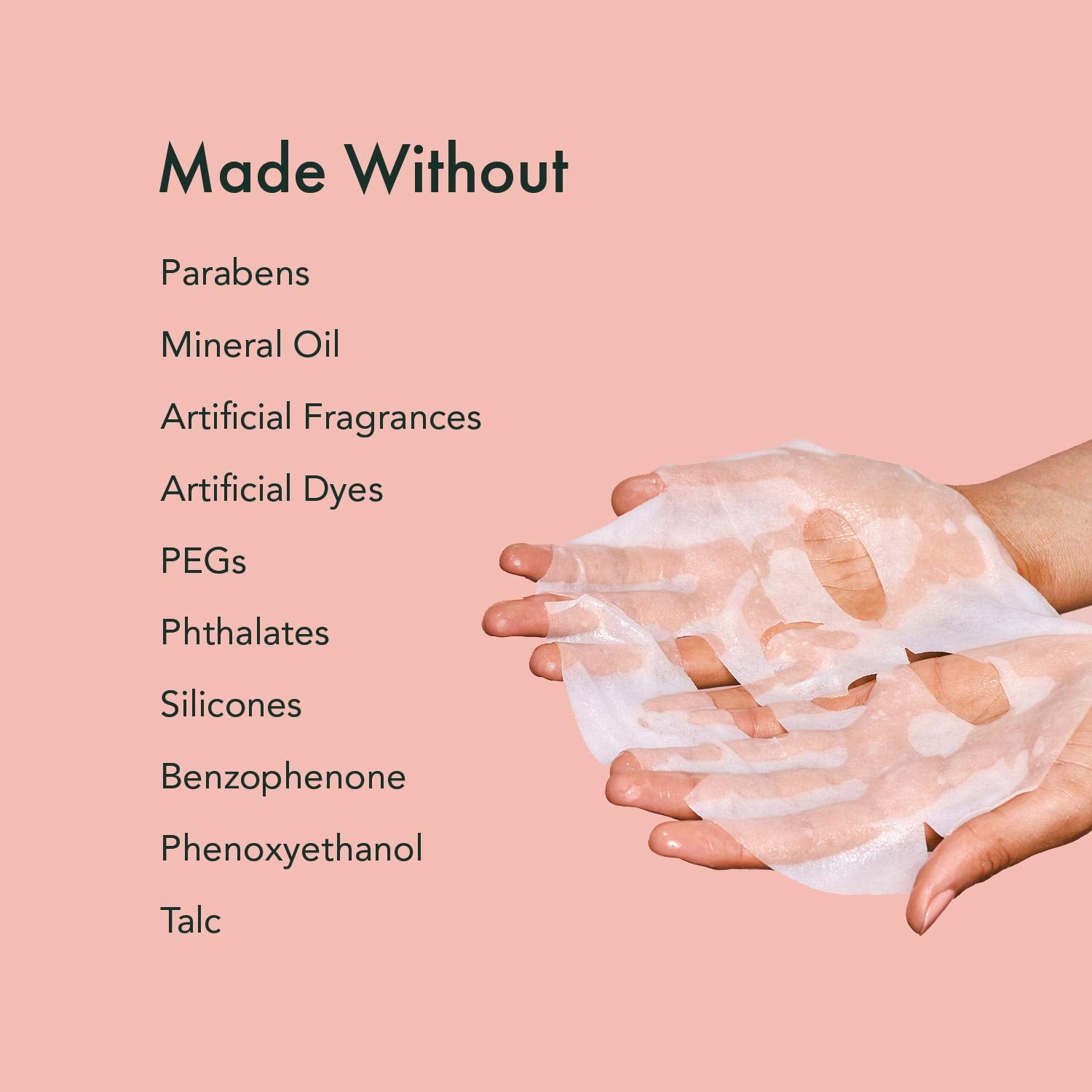 Rael packaging ingredients label highlighting clean formula for transparency