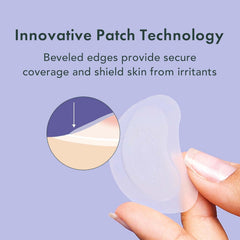 Rael patch applied on nose providing coverage and protection